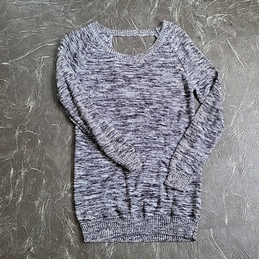 Open back sweater
